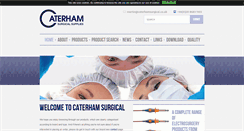 Desktop Screenshot of caterhamsurgical.co.uk